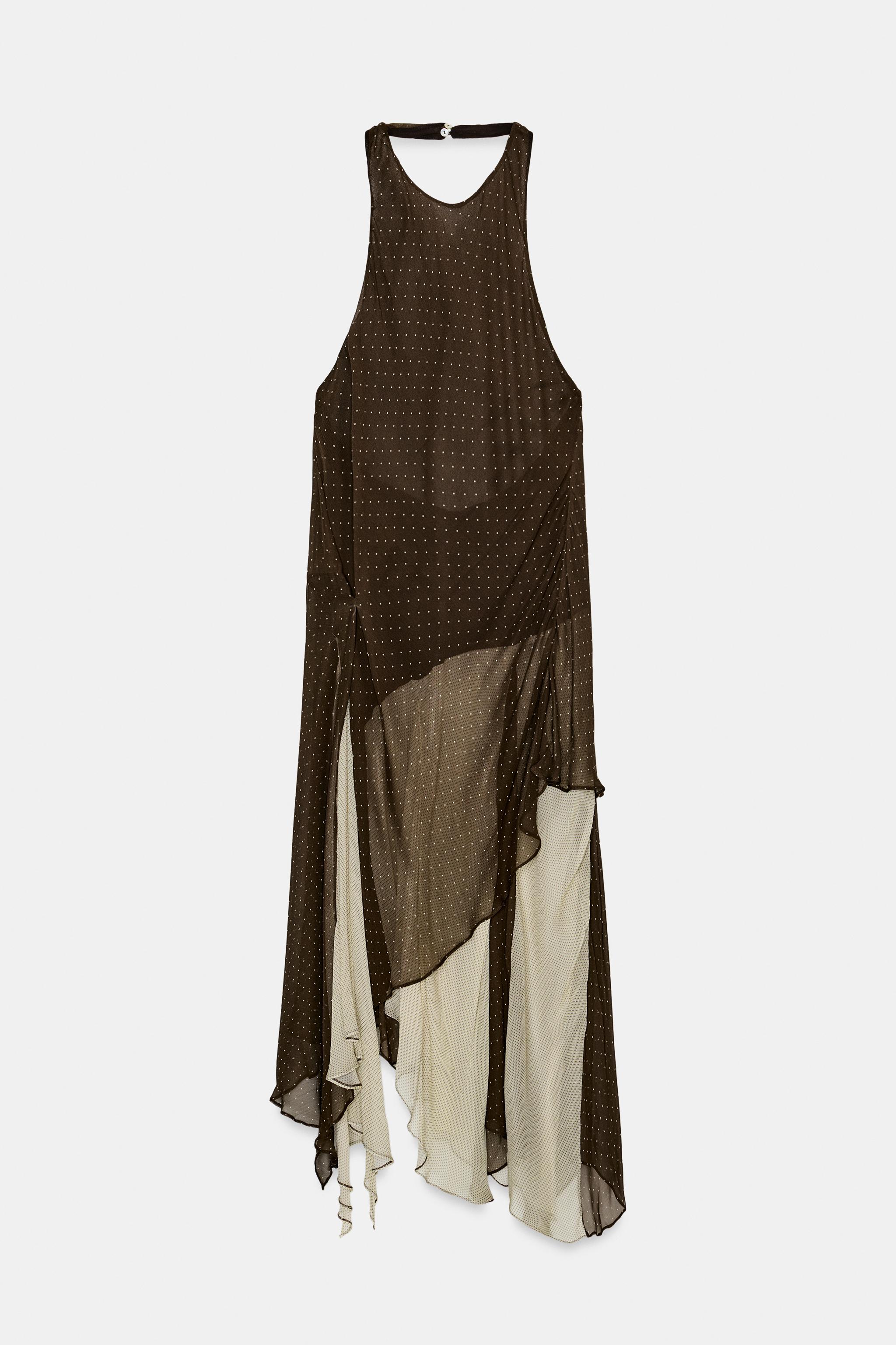 ASYMMETRIC COMBINATION DRESS ZW COLLECTION